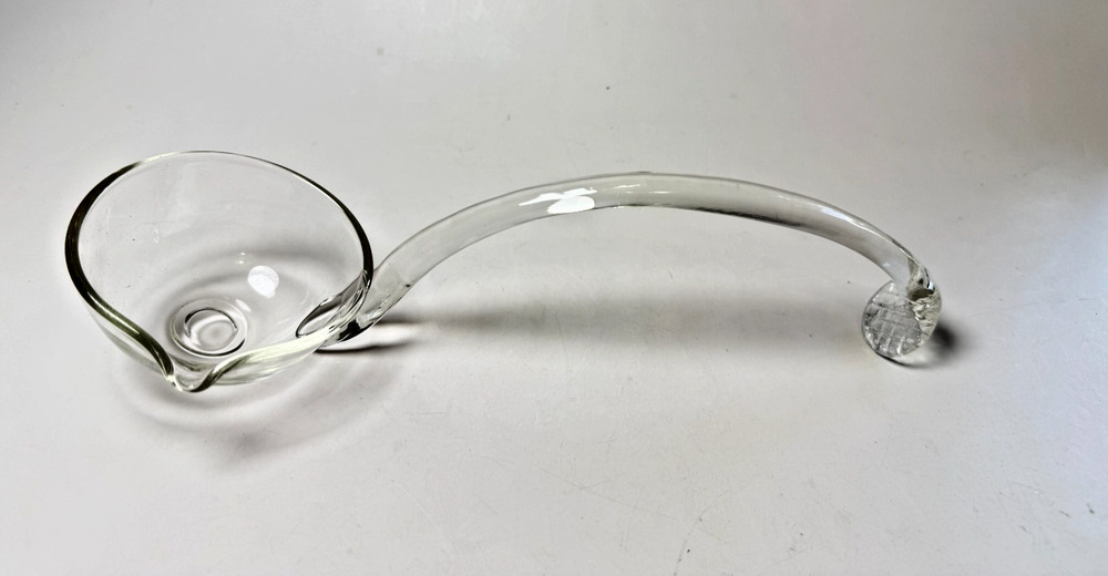 Vintage LE Smith Glass Crystal Punch Ladle Spoon Daisy & Button Replacement
